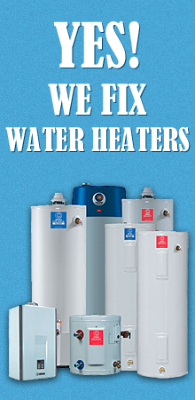 our plumbing techs can fix any type of water heaters